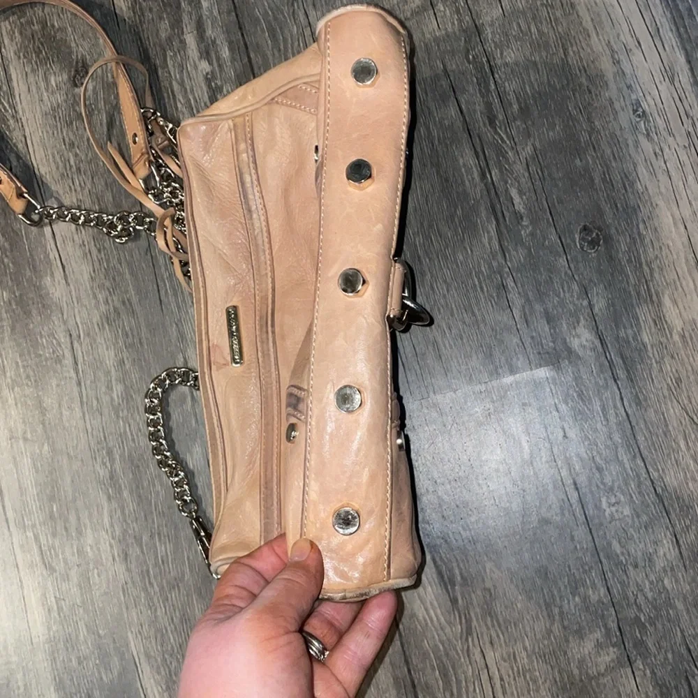Rebecca Minkoff tan leather crossbody bag